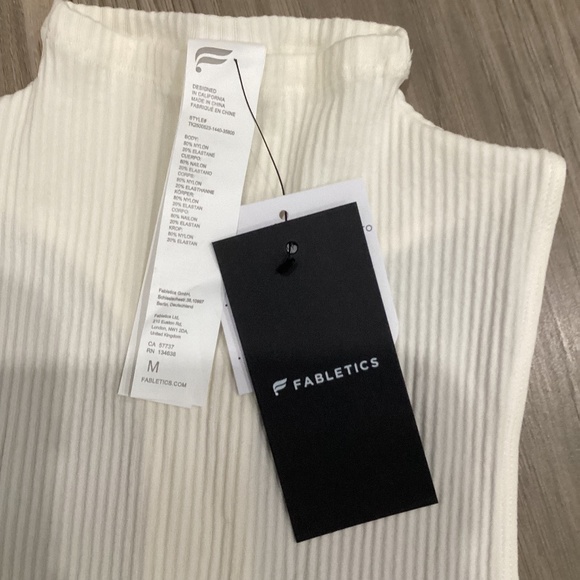NWT FABLETICS Sheer Rib Tank - Picture 2 of 7